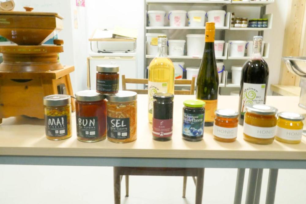 Produktauswahl BOKU Foodcoop - Ilse-Wallentin-Haus